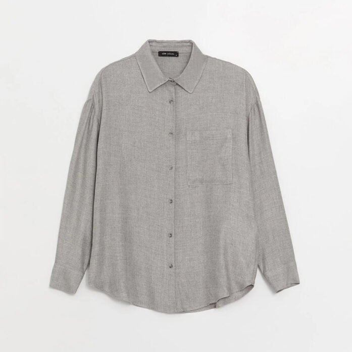 Casual Plain Long Sleeve Oversize