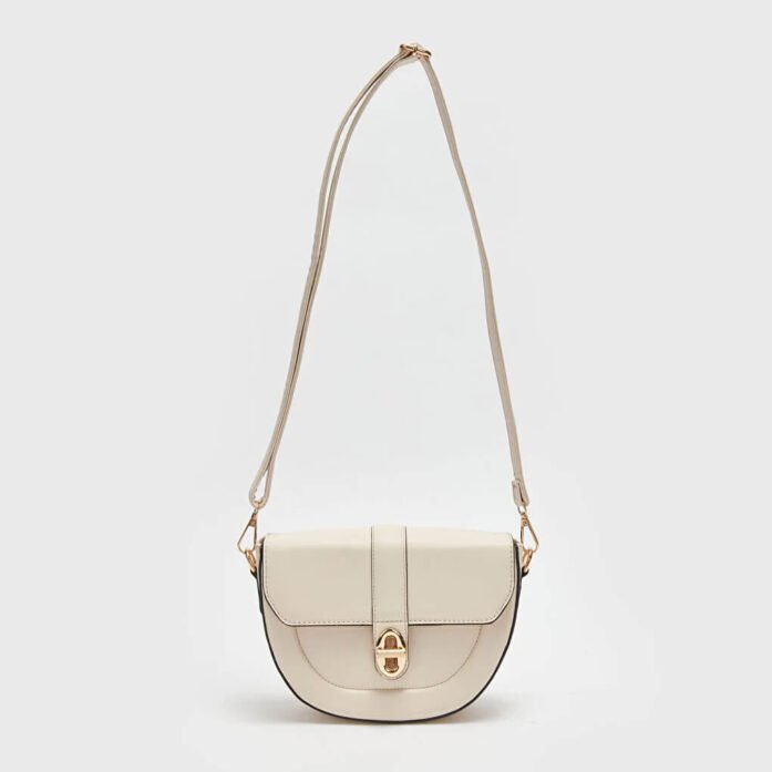 Leather Look Strappy Women Arm Bag